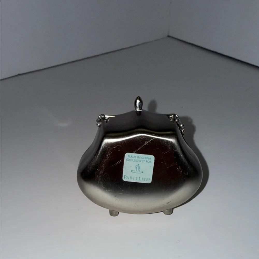 PartyLite Purse with Pink and Gold Accents